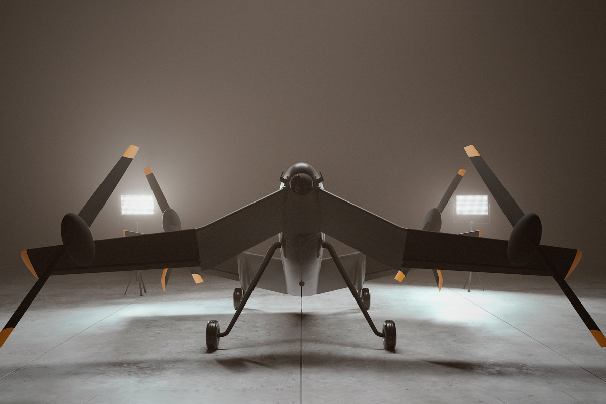 BAE unveils the Strix a fascinating tail sitting X wing VTOL UAV
